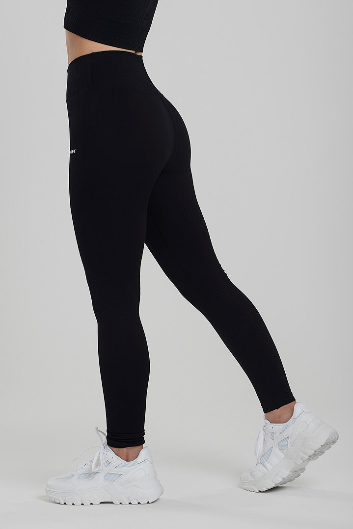 Chevron Texture Sculpting Tights