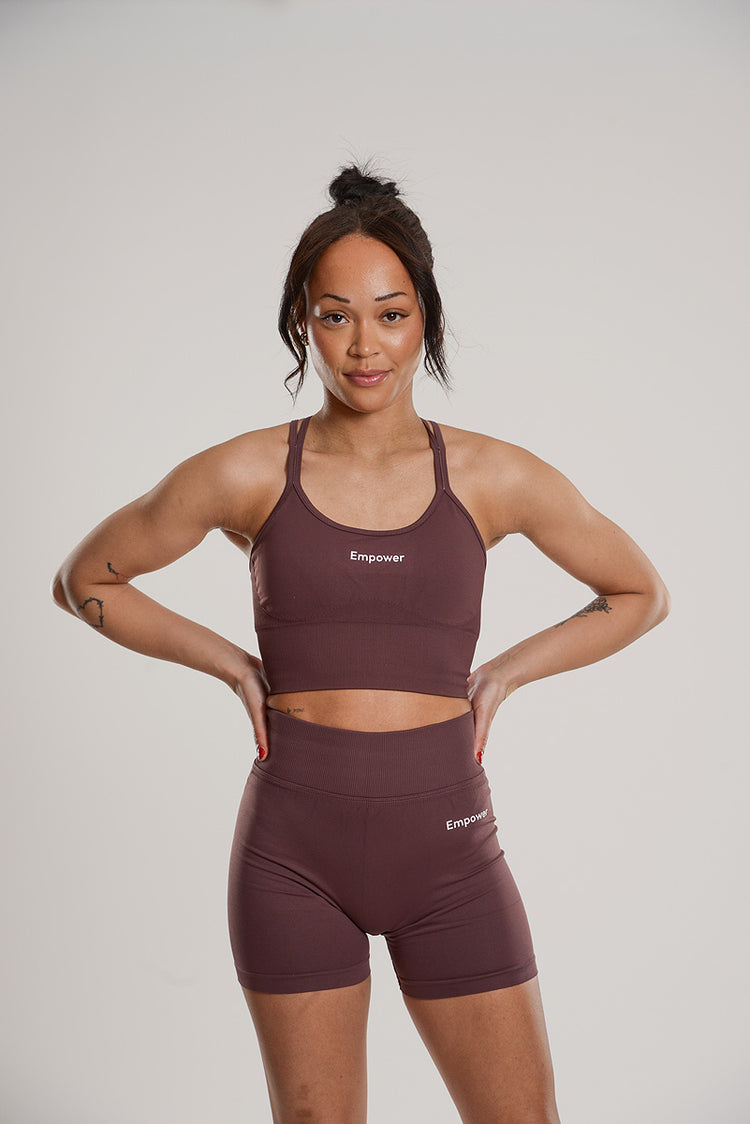 Signature Contouring Top Burgundy