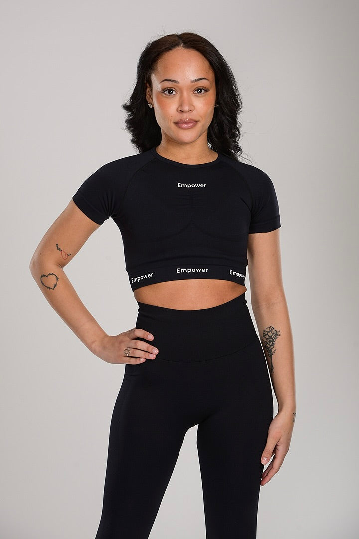 Ultra Contour Seamless T-Shirt Black