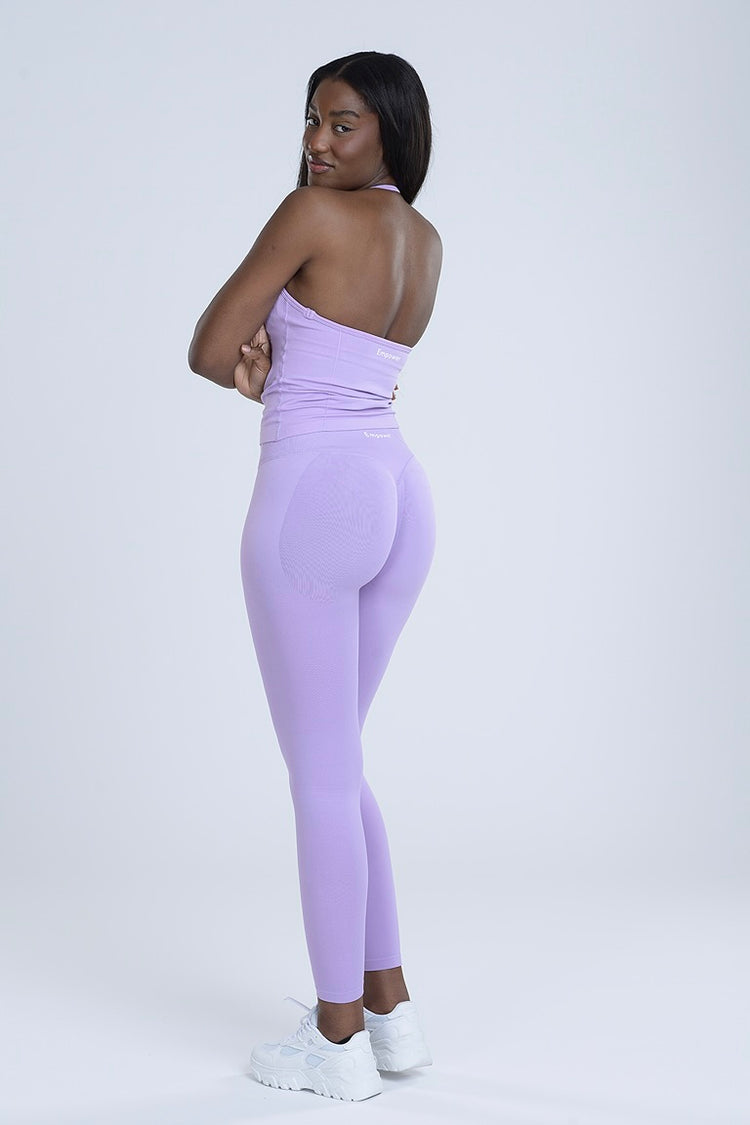 Signature Sculpt Halter Set - Blush Violet