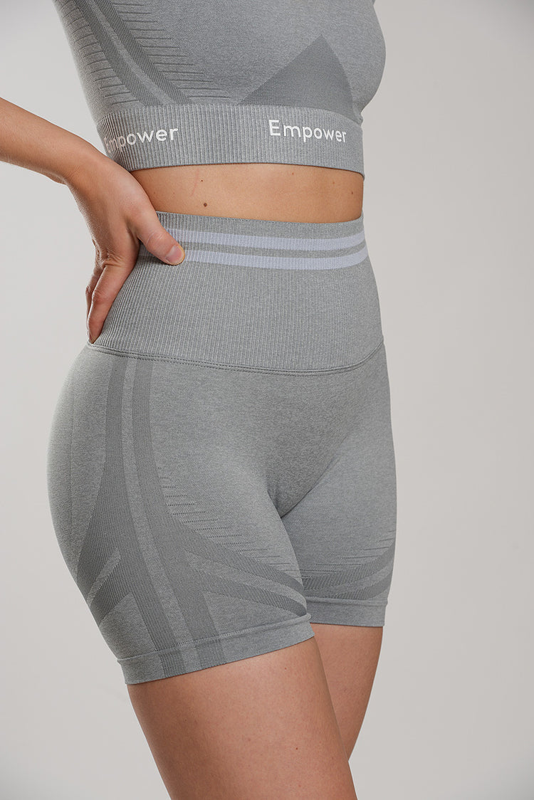 Shape Contouring Shorts Light Gray