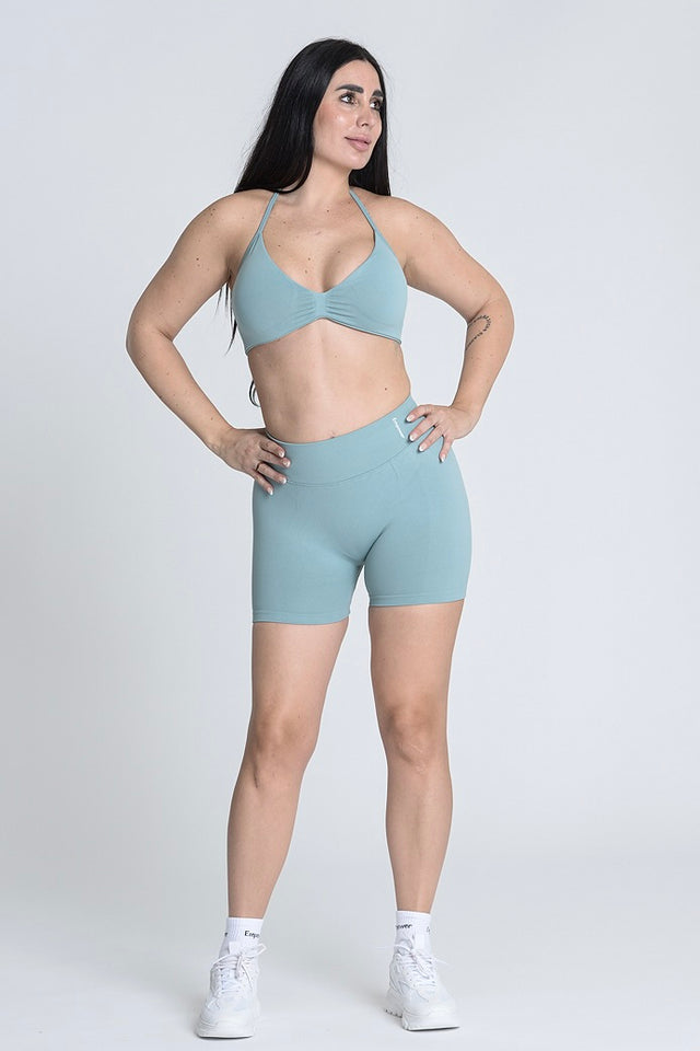 Signature Sculpt Halter Summer Set - Olive Mist