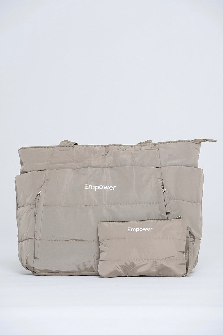 Empower Fluffy Bag - Mocha Mist