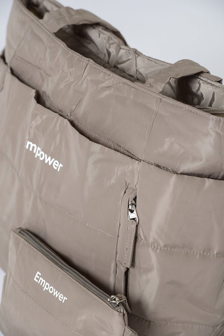 Empower Fluffy Bag - Mocha Mist
