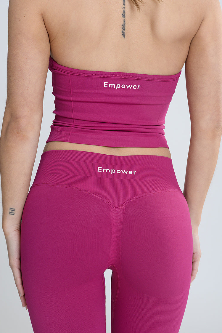Empower Smooth Contour Tights - Raspberry Pink
