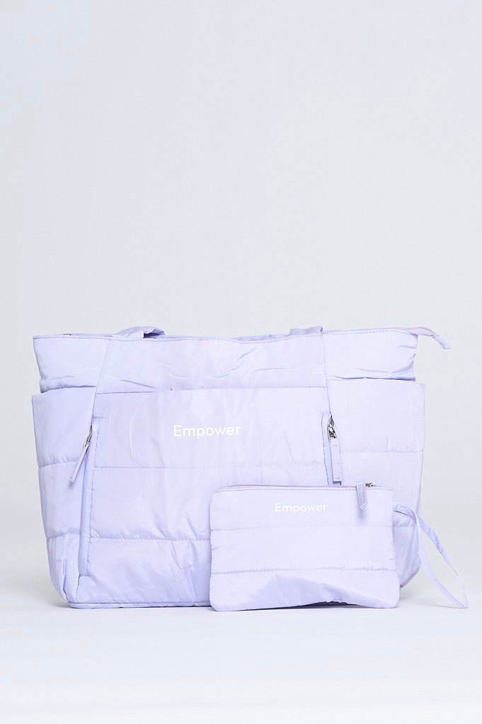 Empower Fluffy Bag - Dreamy Violet
