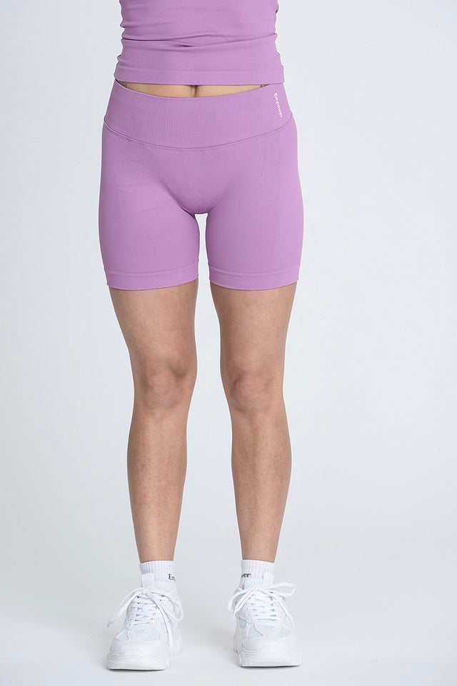 Empower Smooth Contour Mid Waist Shorts - Deep Violet