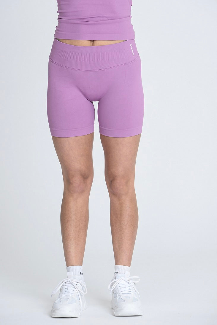 Empower Smooth Contour Mid Waist Shorts - Deep Violet