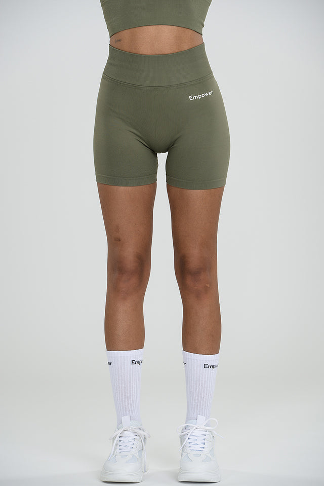 Signature Contouring Shorts Green