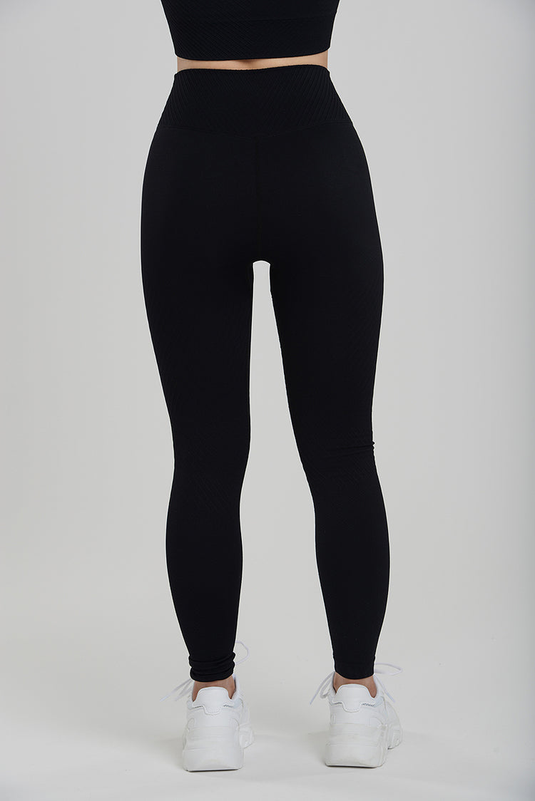 Chevron Texture Sculpting Tights