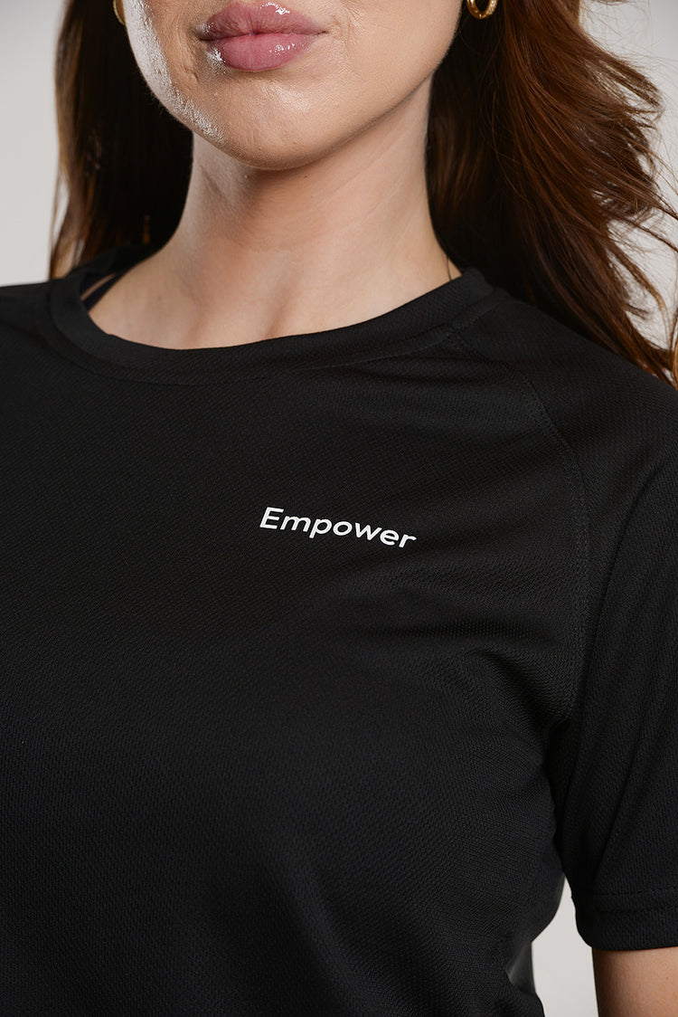 Activate Ultra Thin Mesh T-shirt Black