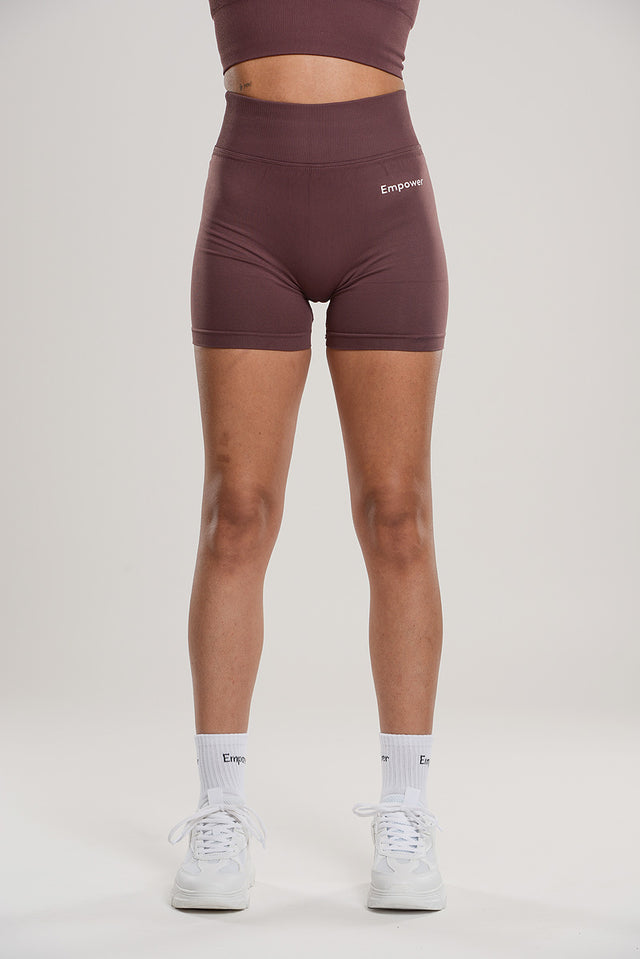 Signature Contouring Shorts Burgundy