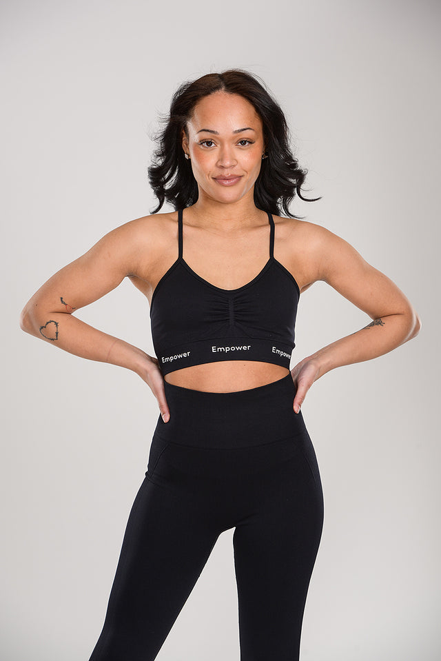 Empower Seamless Contouring Top Black