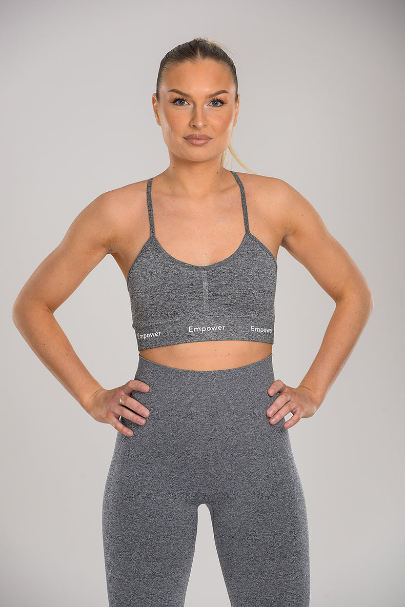 Empower Seamless Contouring Top Grå