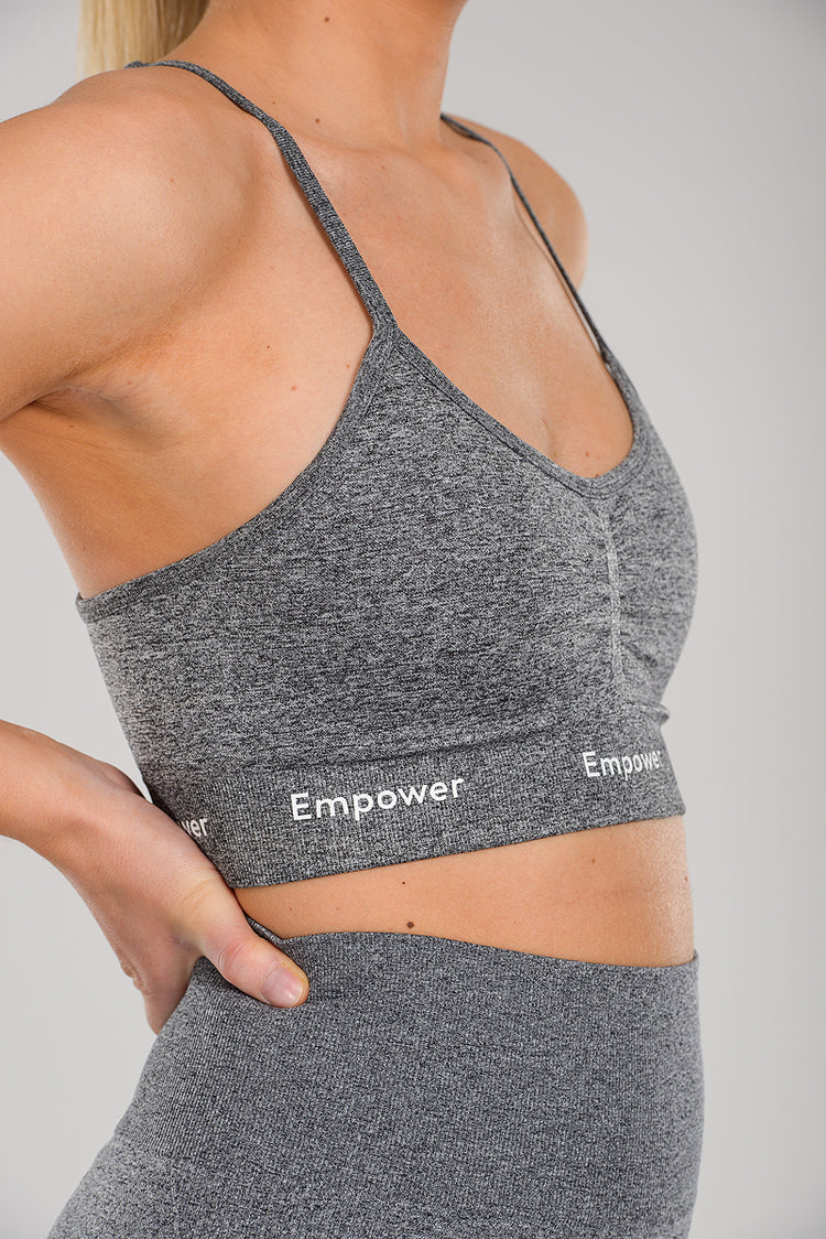 Empower Seamless Contouring Top Grå