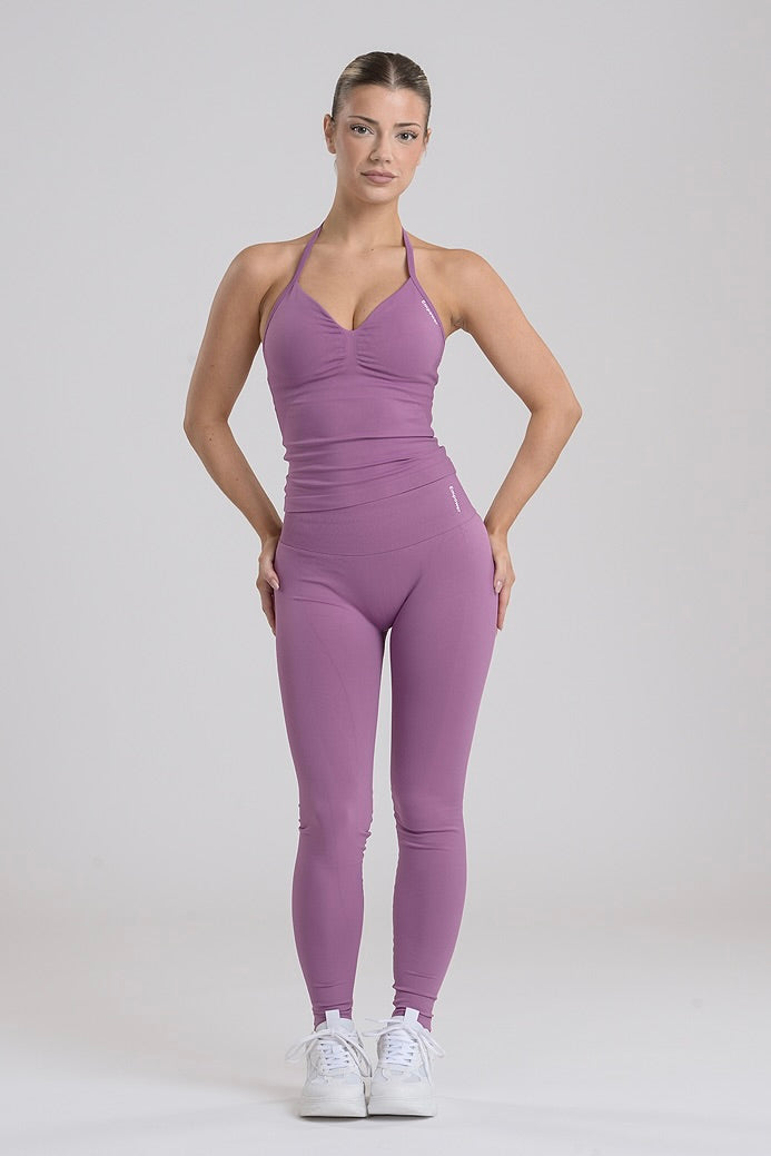 Empower Smooth Contour Halter Top Deep Violet