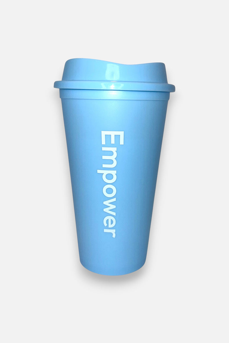 Empower Reusable Coffee Coral Blue