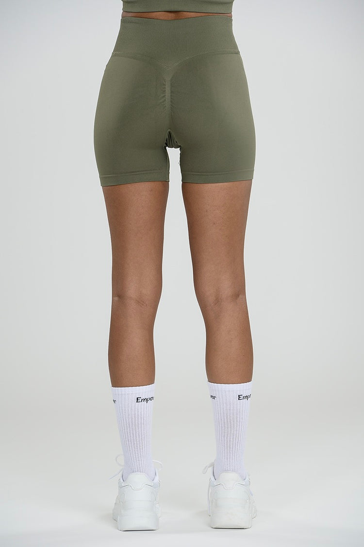 Signature Contouring Shorts Green