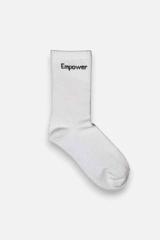 Höga Träningsstrumpor 1-Pack Vit