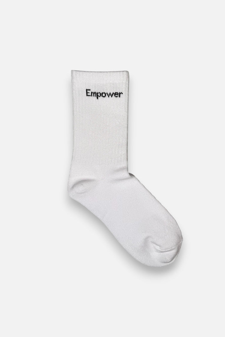 Höga Träningsstrumpor 1-Pack Vit