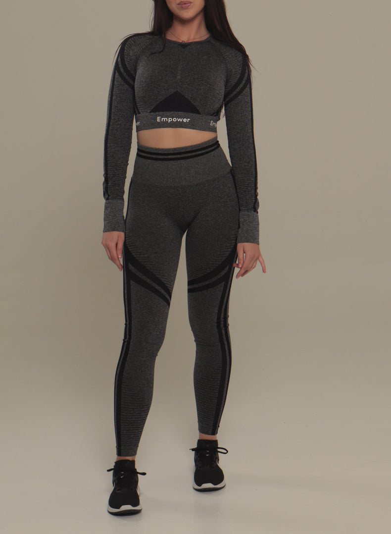 Amalia Scrunch Leggings Grey