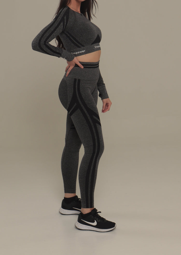 Amalia Scrunch Leggings Grey