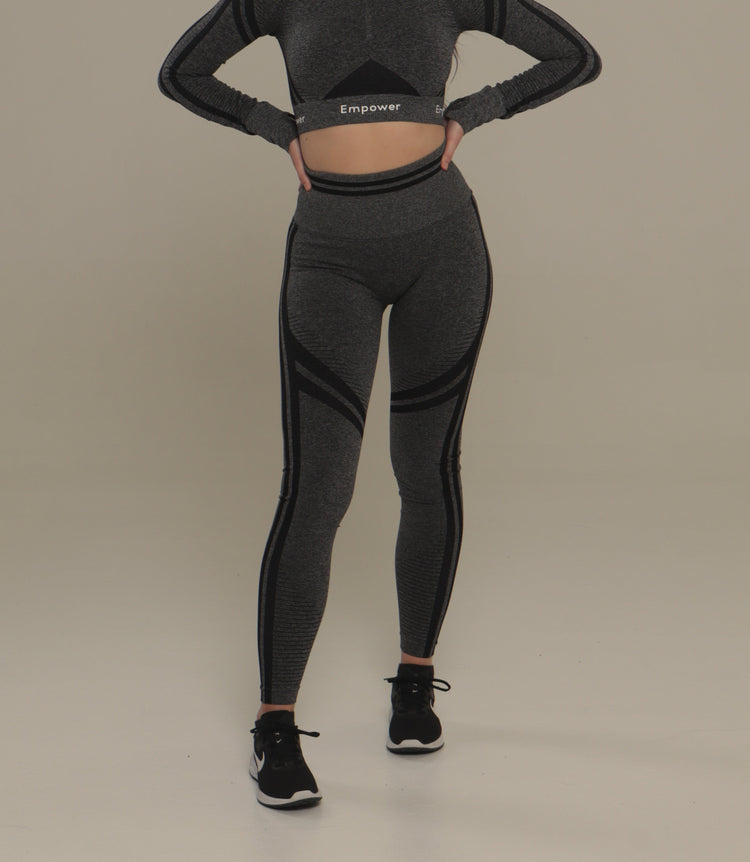 Amalia Scrunch Leggings Grey