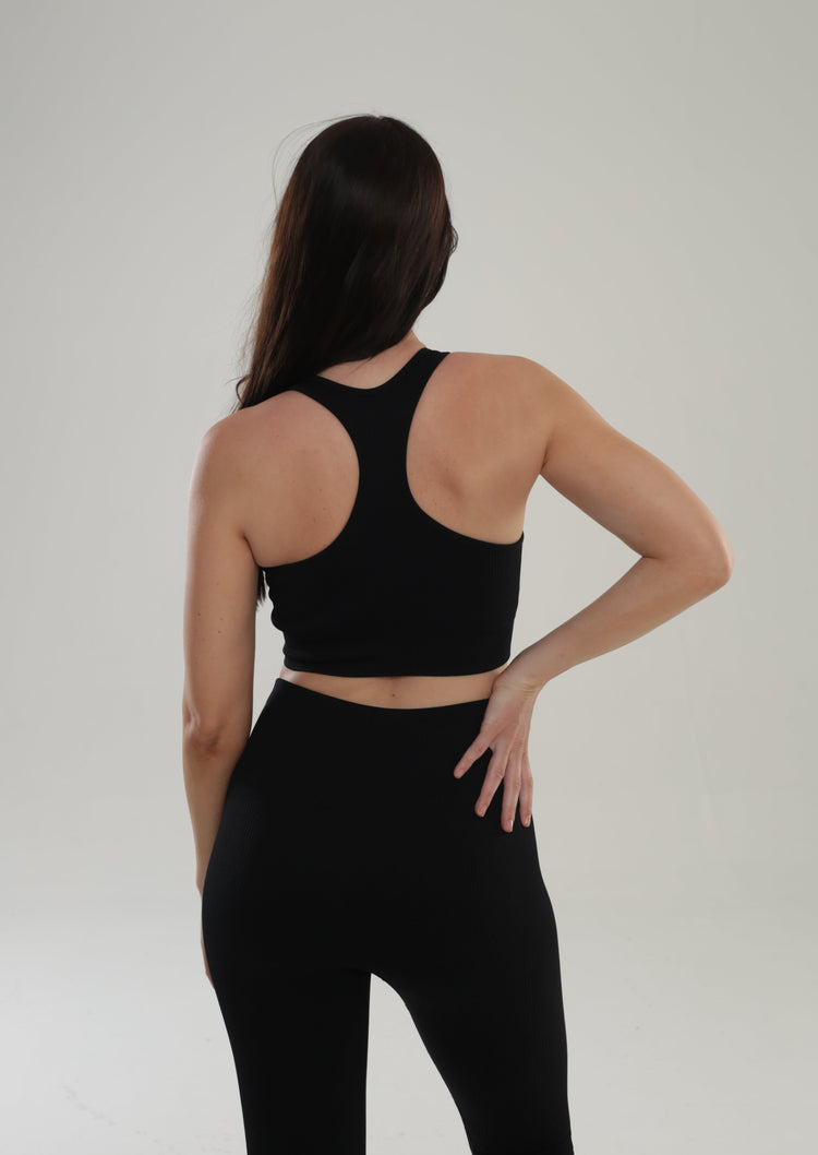 Empower sømløs ribbet top