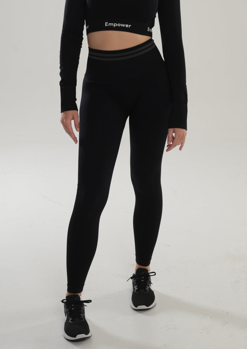 Amalia Scrunch Leggings Svart