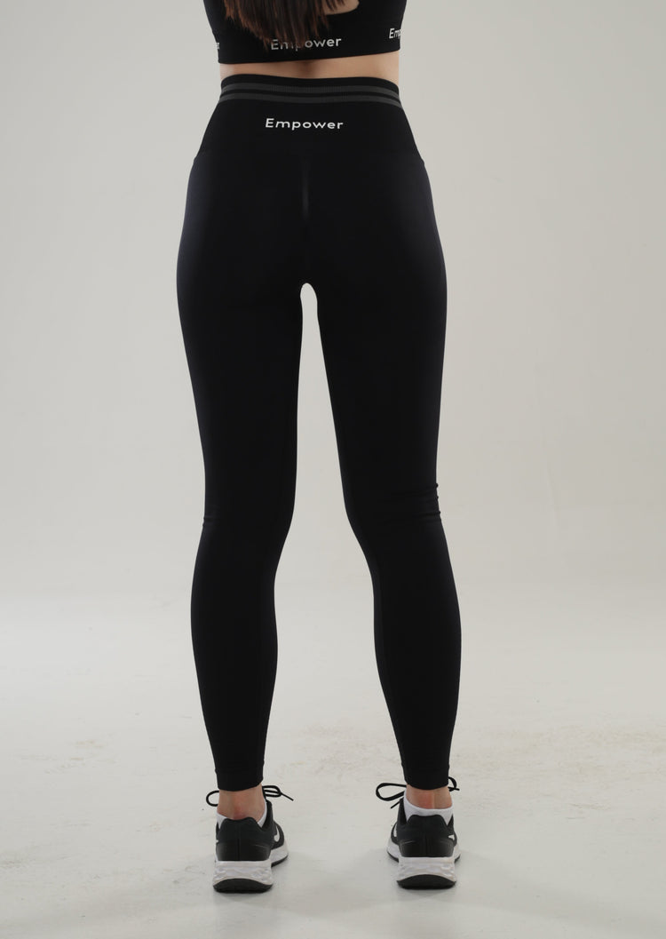 Amalia Scrunch Leggings Svart