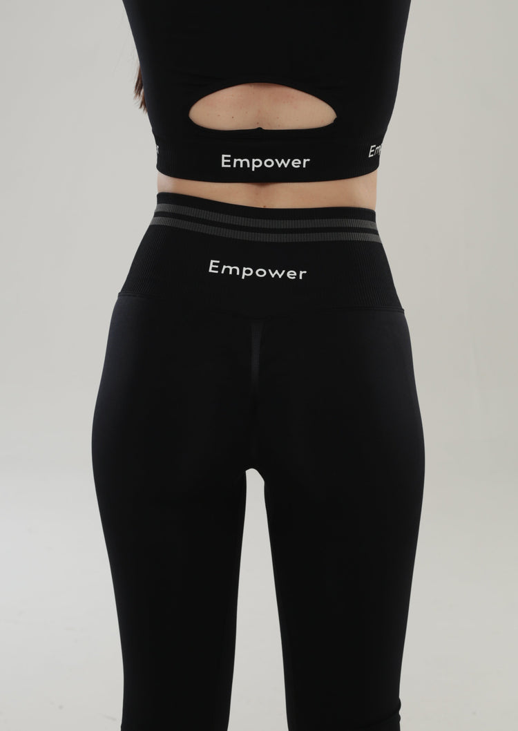 Amalia Scrunch Leggings Svart