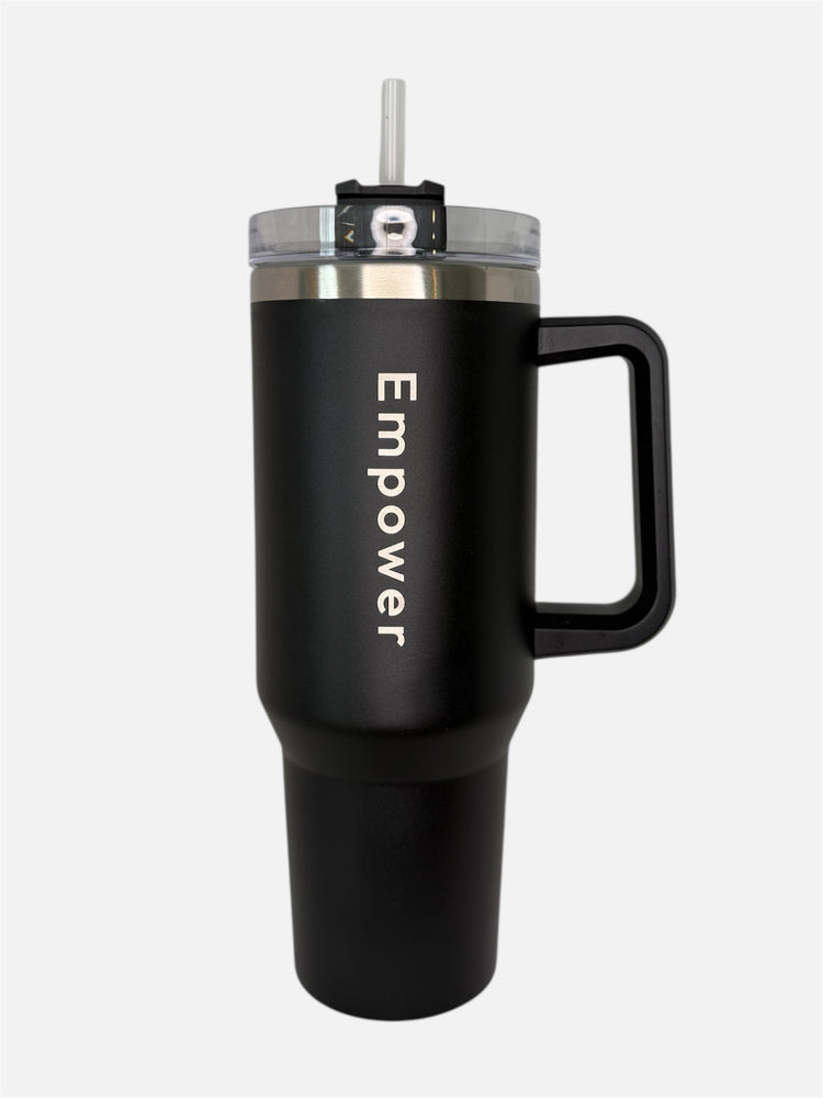 Empower Straw Tumbler 1,2 L Black