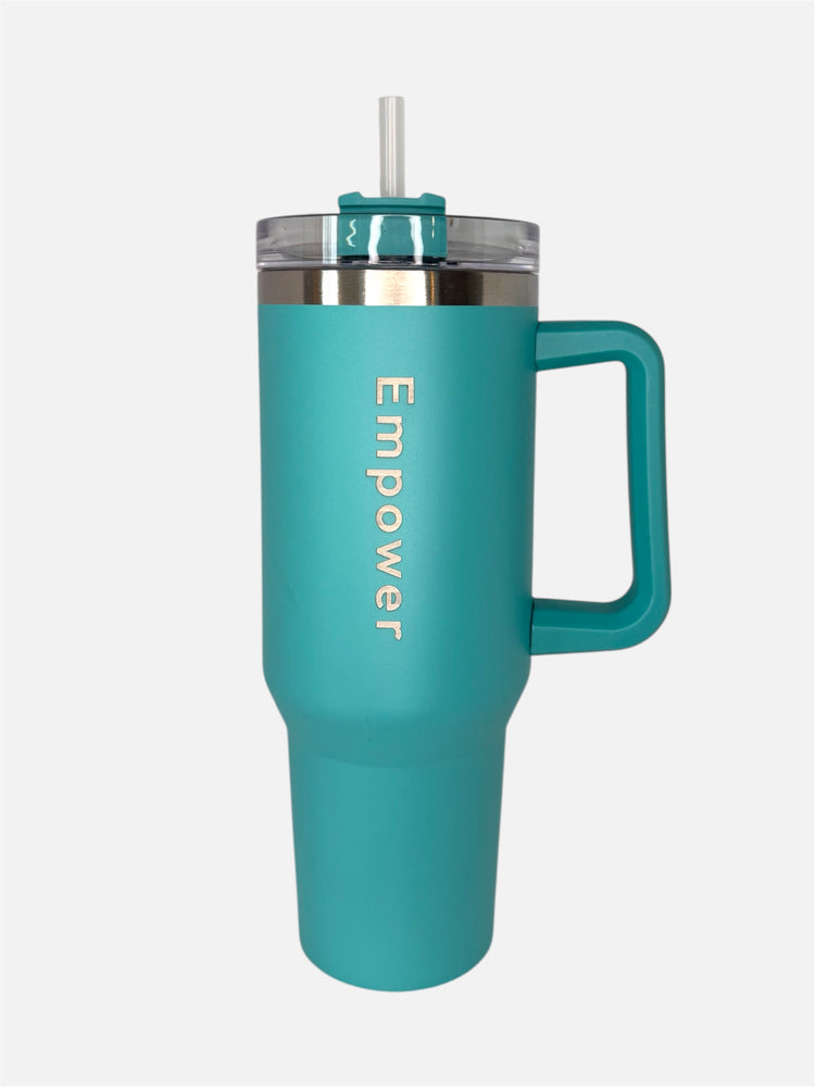 Empower Straw Tumbler 1,2 L Coral Green