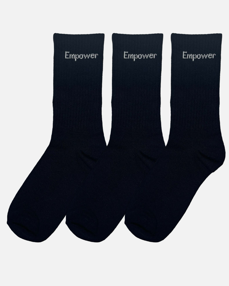 Träningsstrumpor 3-pack Svart