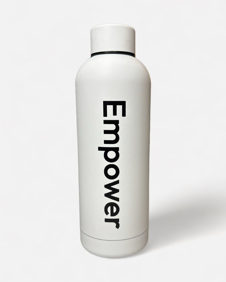 Water Bottle Stainless Steal 500 ml White