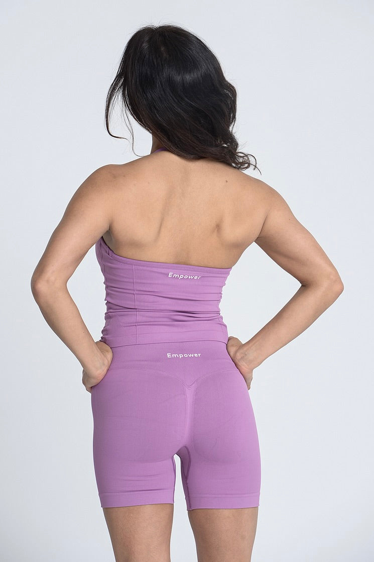 Empower Smooth Contour Halter Summer Set - Deep Violet