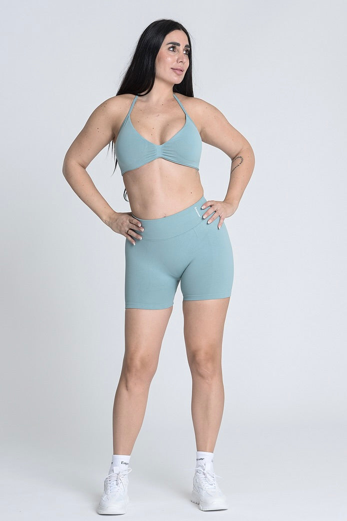 Signature Sculpt Halter Summer Set - Olive Mist