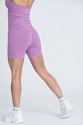 Empower Smooth Contour Mid Waist Shorts - Deep Violet