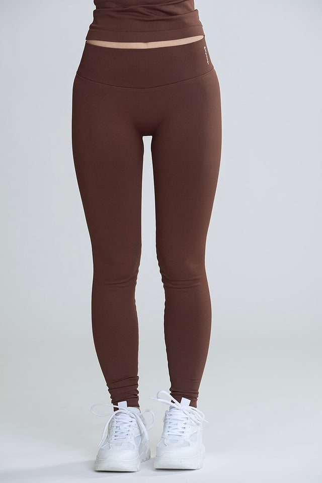 Empower Smooth Contour Tights Cacao Brown