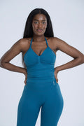 Signature Sculpt Halter Top - Deep Tail