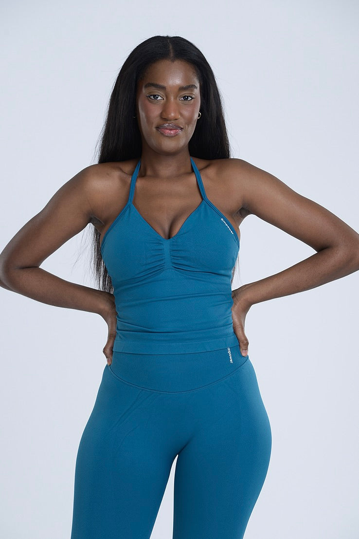 Signature Sculpt Halter Top - Deep Tail