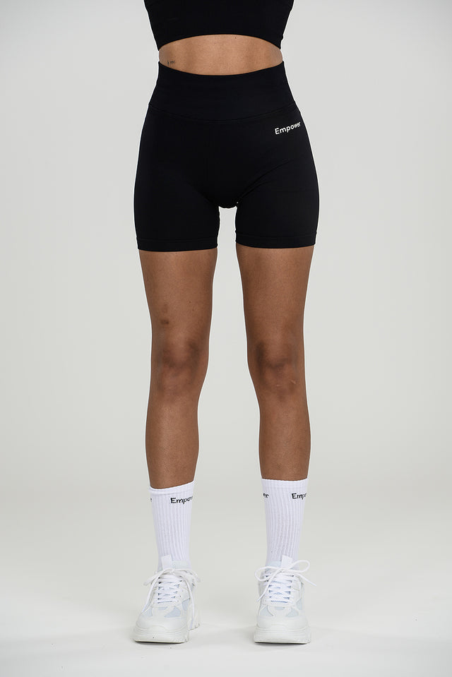 Signature Contouring Shorts Black