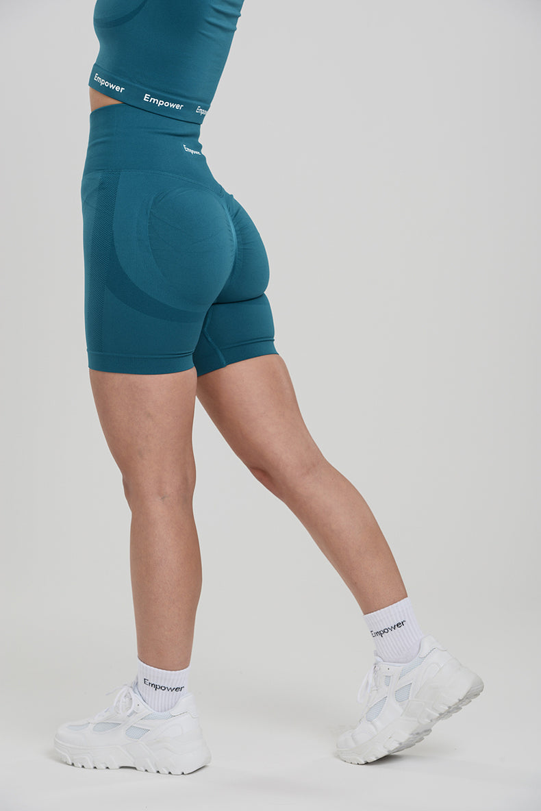 Ultra Contour Seamless Shorts Dark Turquoise