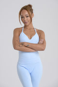 Empower Smooth Contour Halter Top Ice Blue