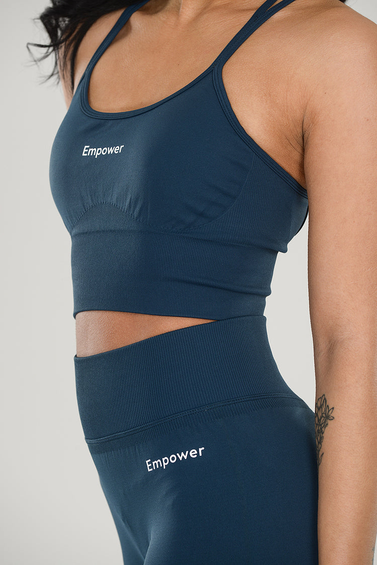 Signature Contouring Top Midnight Blue