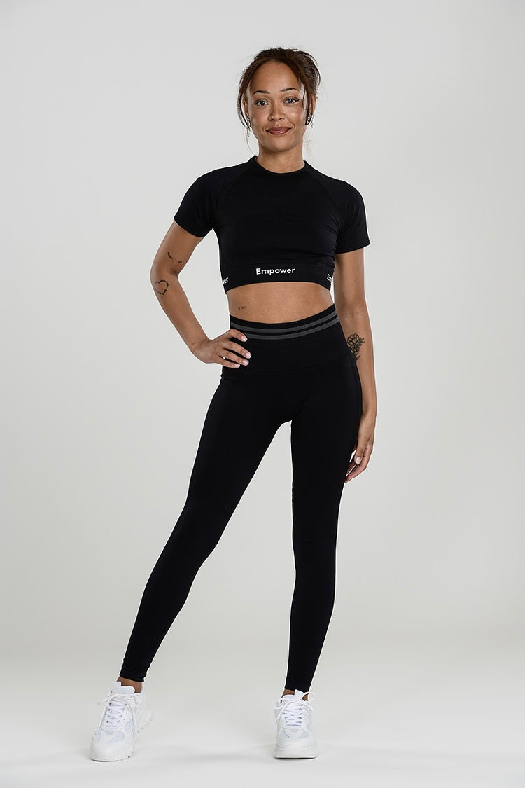 Shape Contouring Tights Black