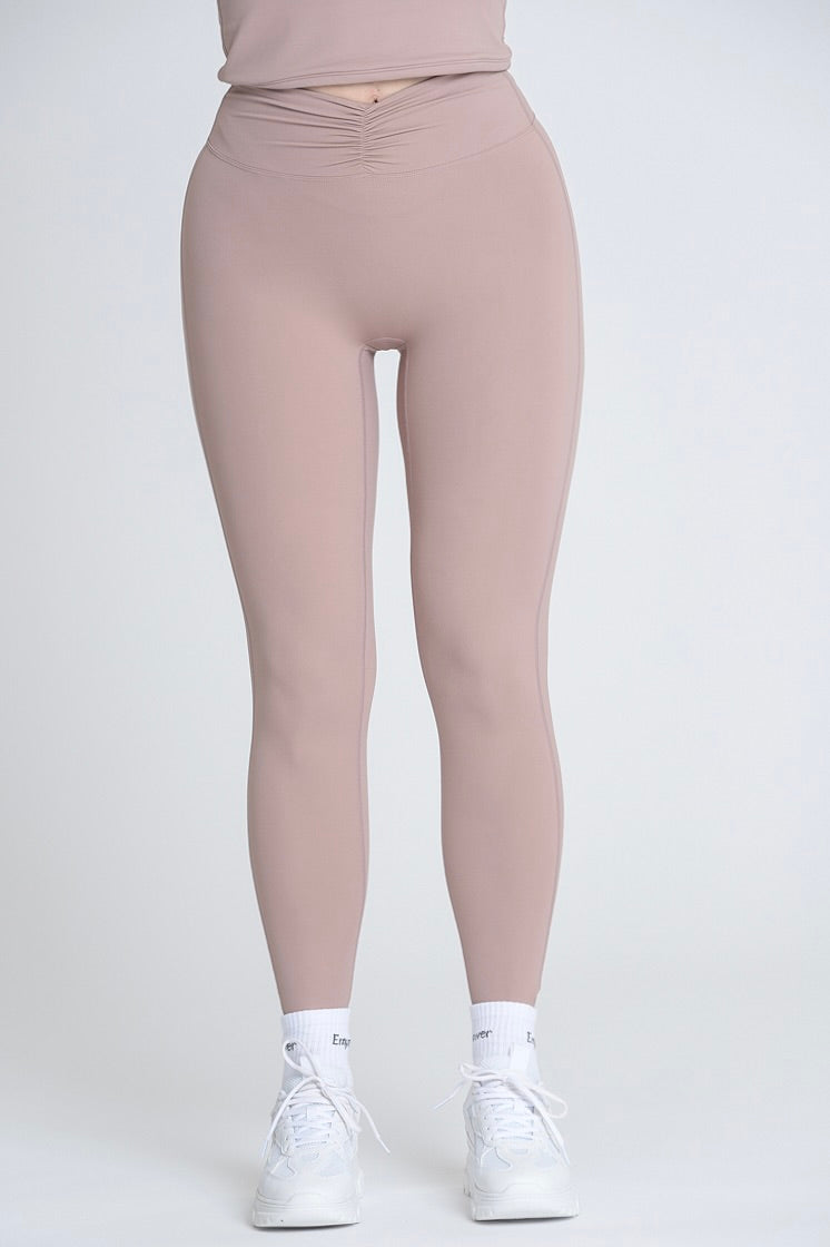 Pilates Luxe Sculpt Tights - Desert Rose