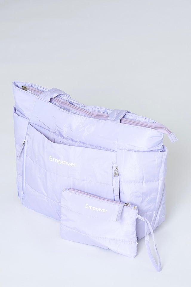 Empower Fluffy Bag - Dreamy Violet