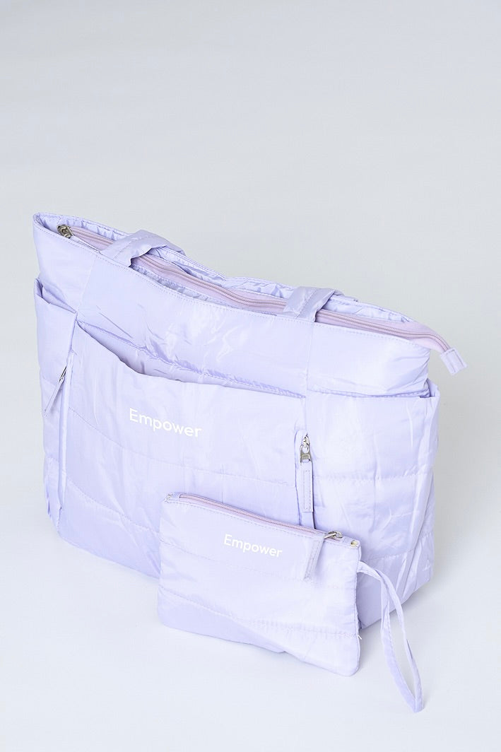 Empower Fluffy Bag - Dreamy Violet