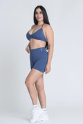 Signature Sculpt Halter Summer Set - Cloudy Navy